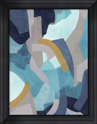 Framed Puzzle Blues II Print
