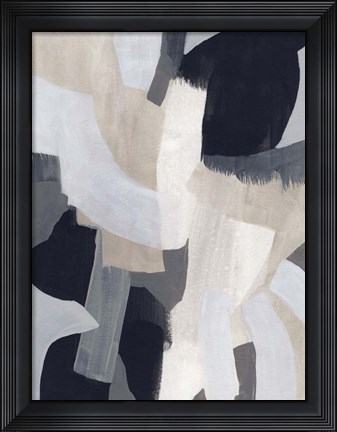 Framed Neutral Veil I Print