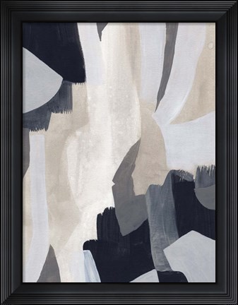 Framed Neutral Veil II Print