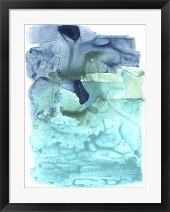 Framed Water Weaver I Print