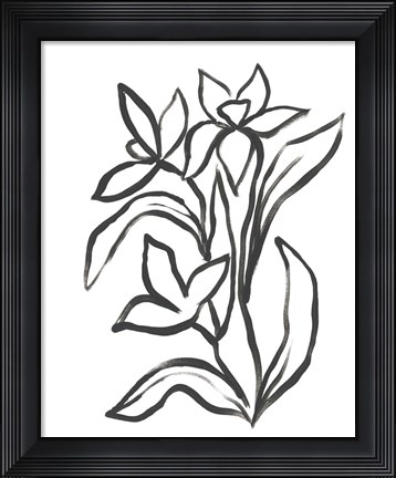 Framed Jonquil Gesture II Print