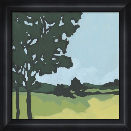 Framed Arbor Silhouette I Print