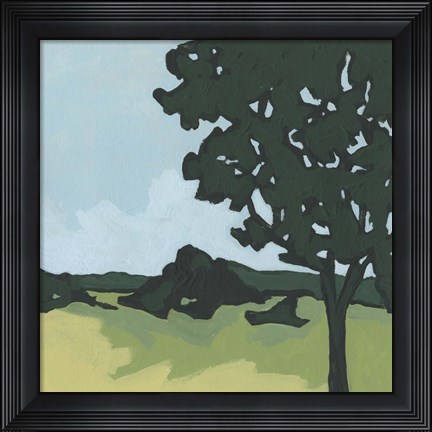 Framed Arbor Silhouette II Print