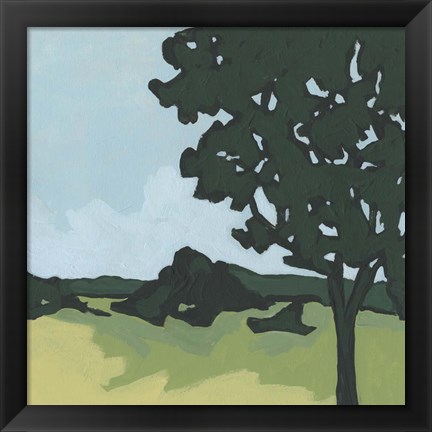 Framed Arbor Silhouette II Print