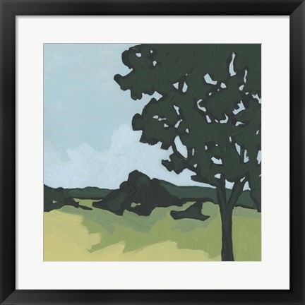 Framed Arbor Silhouette II Print