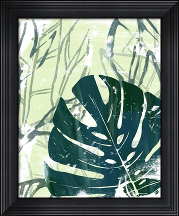 Framed Palm Pastiche I Print