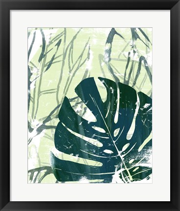 Framed Palm Pastiche I Print