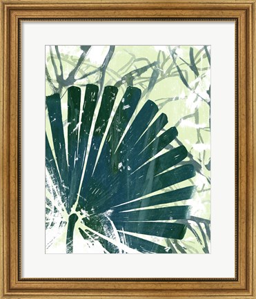 Framed Palm Pastiche II Print