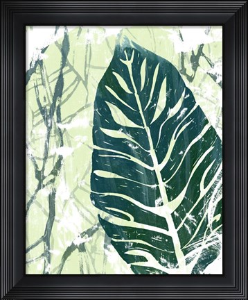 Framed Palm Pastiche III Print
