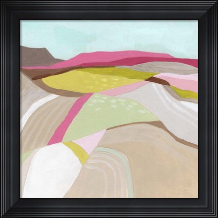 Framed Valley Path I Print