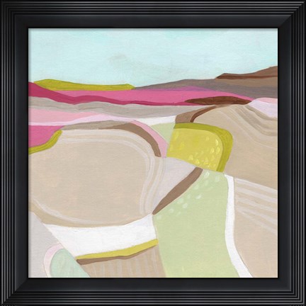 Framed Valley Path II Print