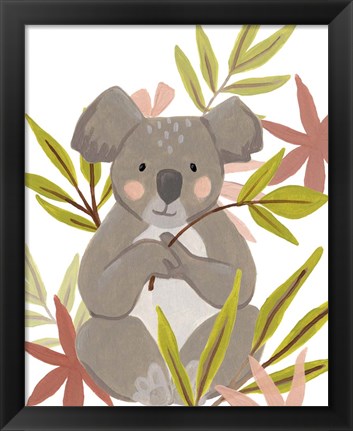 Framed Koala-ty Time I Print