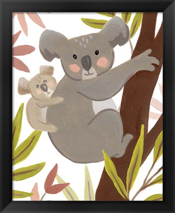 Framed Koala-ty Time III Print