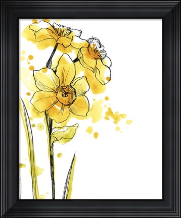 Framed Spring Contours III Print