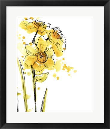 Framed Spring Contours III Print