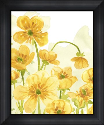 Framed Sunshine Meadow III Print