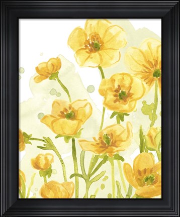 Framed Sunshine Meadow IV Print
