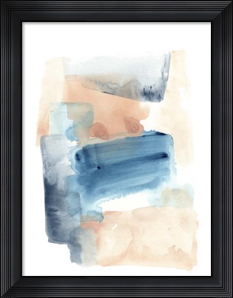 Framed Wave Stack II Print