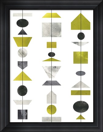 Framed Geo Mobile III Print