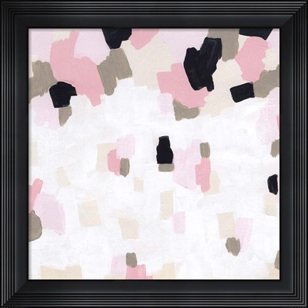 Framed Pixel Pink I Print