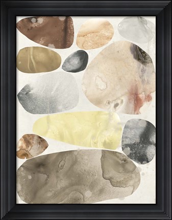 Framed Stone Mosaic III Print