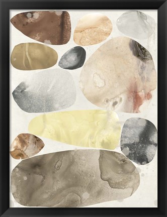 Framed Stone Mosaic III Print