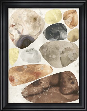 Framed Stone Mosaic IV Print