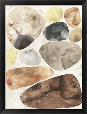 Framed Stone Mosaic IV Print