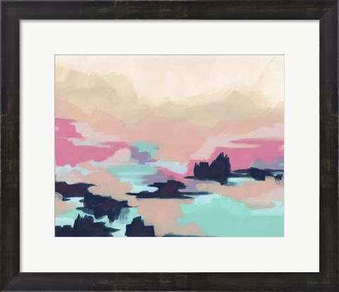 Framed Calypso Coast I Print