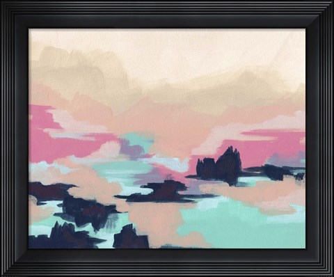 Framed Calypso Coast I Print
