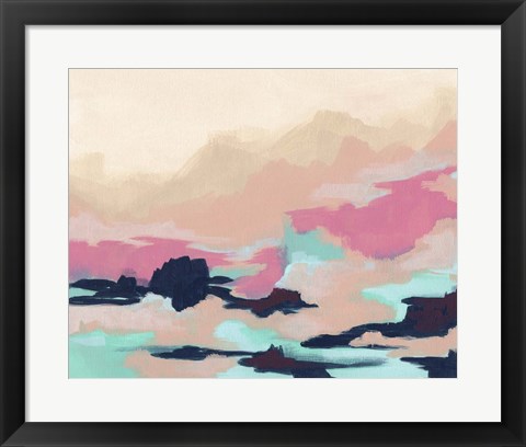 Framed Calypso Coast II Print