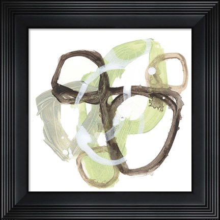 Framed Verdigris Circuit II Print