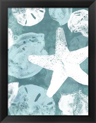 Framed Seabed Silhouettes II Print