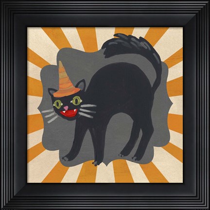 Framed Halloween Carnival I Print