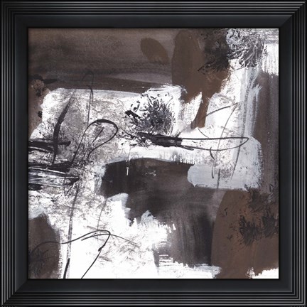 Framed Lakeside Birch I Print