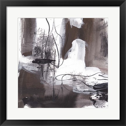 Framed Lakeside Birch II Print