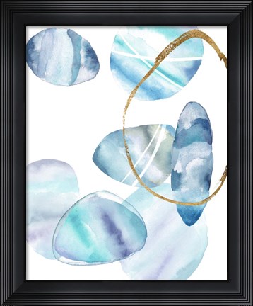 Framed Stacking Rocks II Print