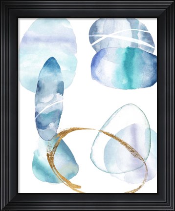 Framed Stacking Rocks III Print