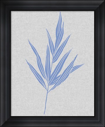 Framed Blue Stem II Print