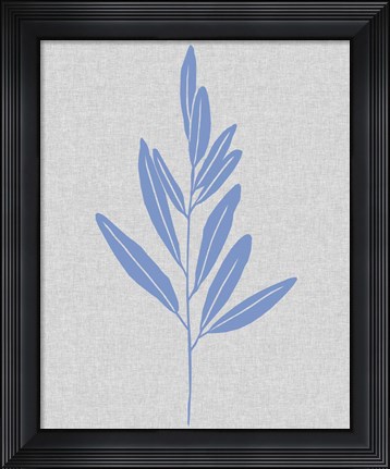 Framed Blue Stem III Print