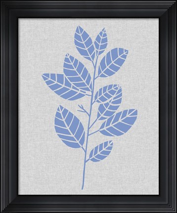 Framed Blue Stem IV Print