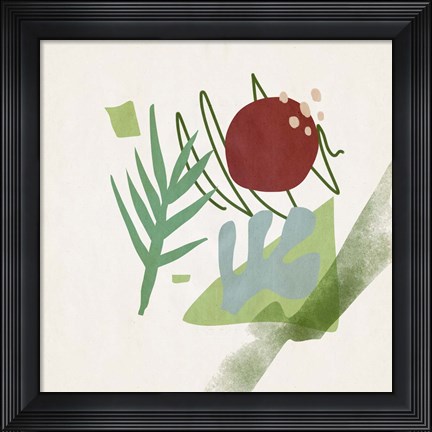 Framed Grassland I Print