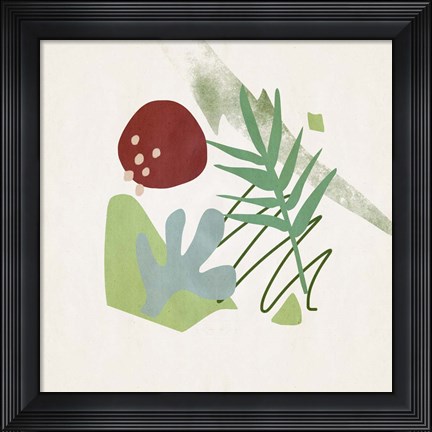 Framed Grassland II Print