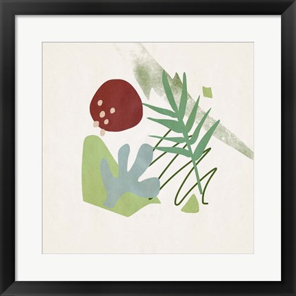 Framed Grassland II Print