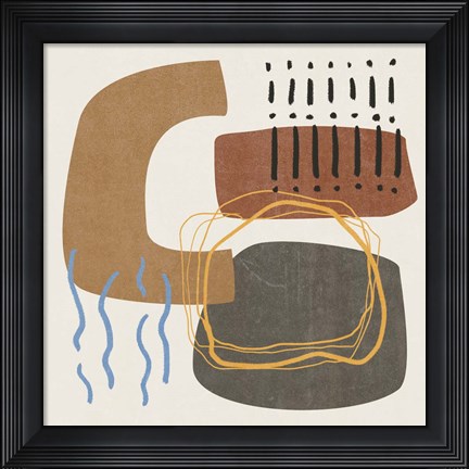 Framed Blue Stream III Print