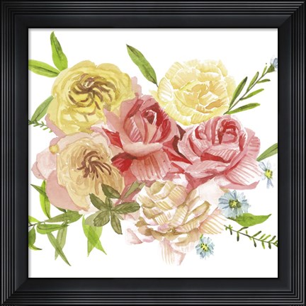 Framed Just Peachy I Print