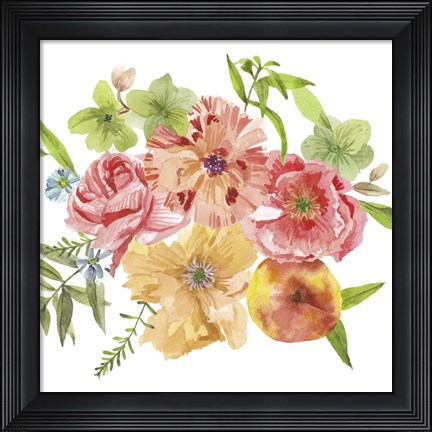 Framed Just Peachy III Print