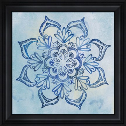 Framed Mandala Dream I Print