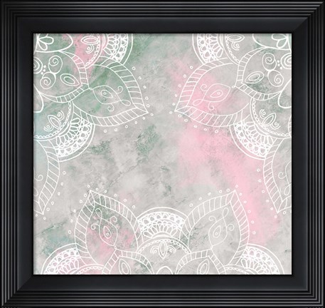 Framed Daylight Mandala I Print