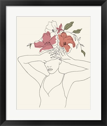 Framed Blooming I Print